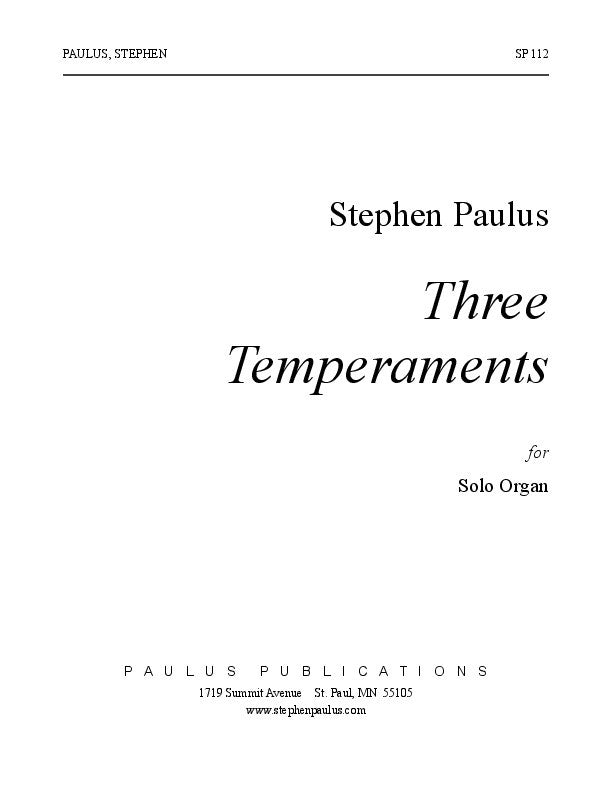 Three Temperaments