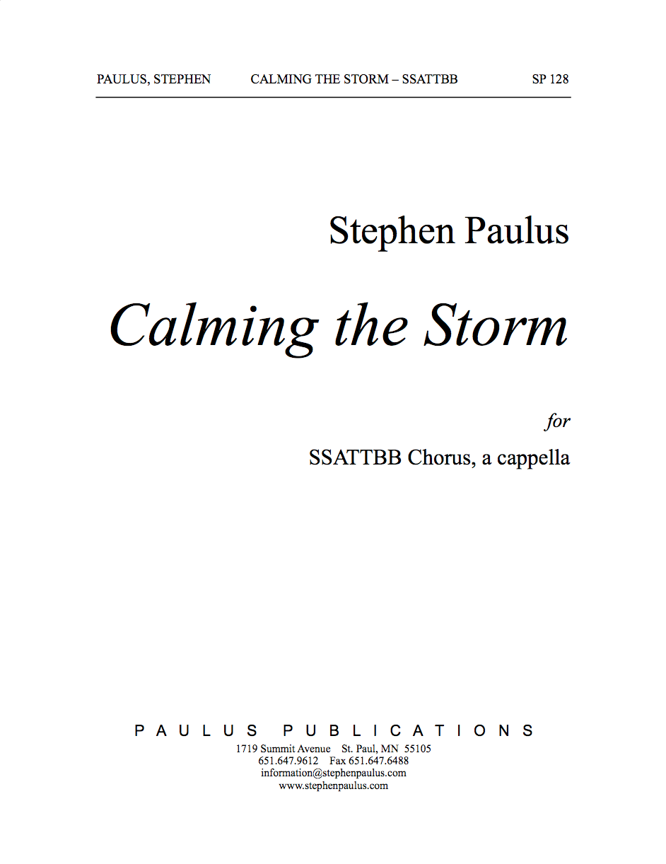 Calming The Storm