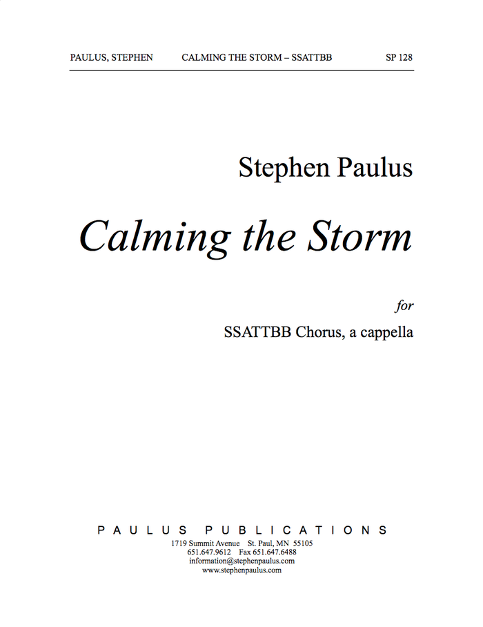 Calming The Storm