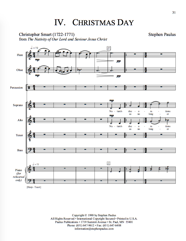 Christmas Day (CANTICUM NOVUM)