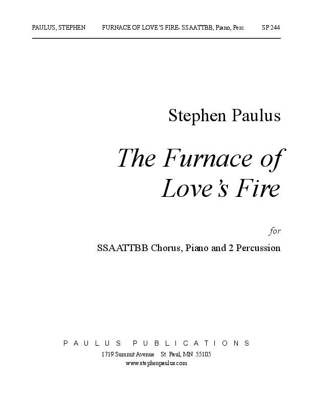 The Furnace of Love's Fire