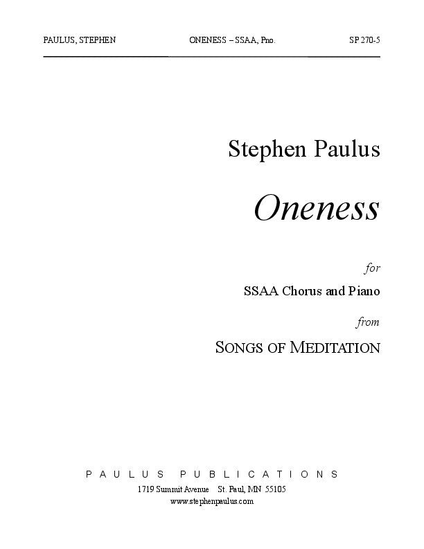 Oneness (SONGS OF MEDITATION)