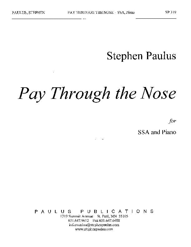 Pay Through the Nose