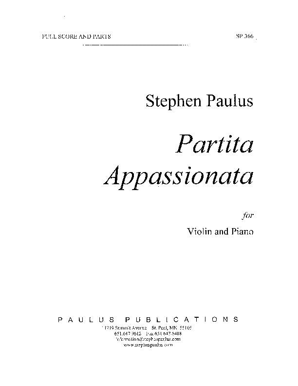 Partita Appassionata