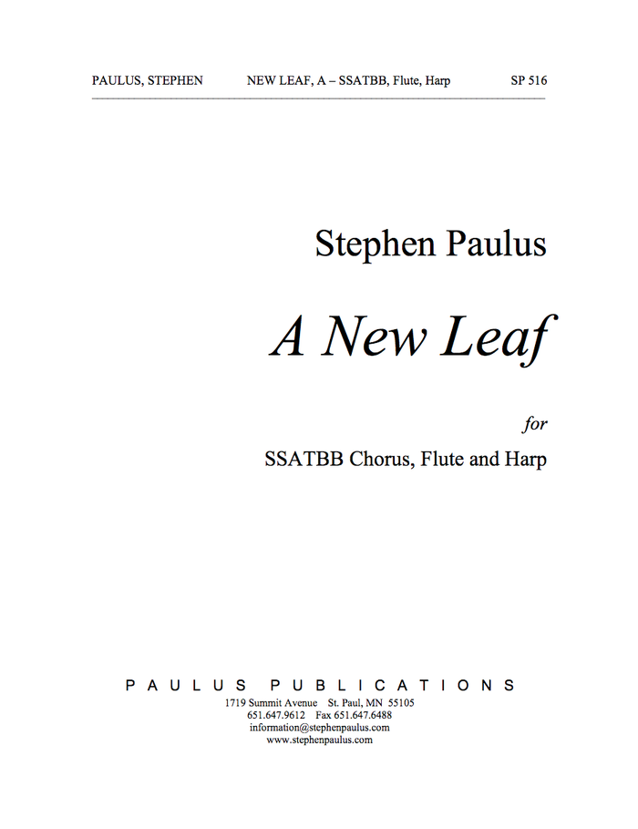 A New Leaf