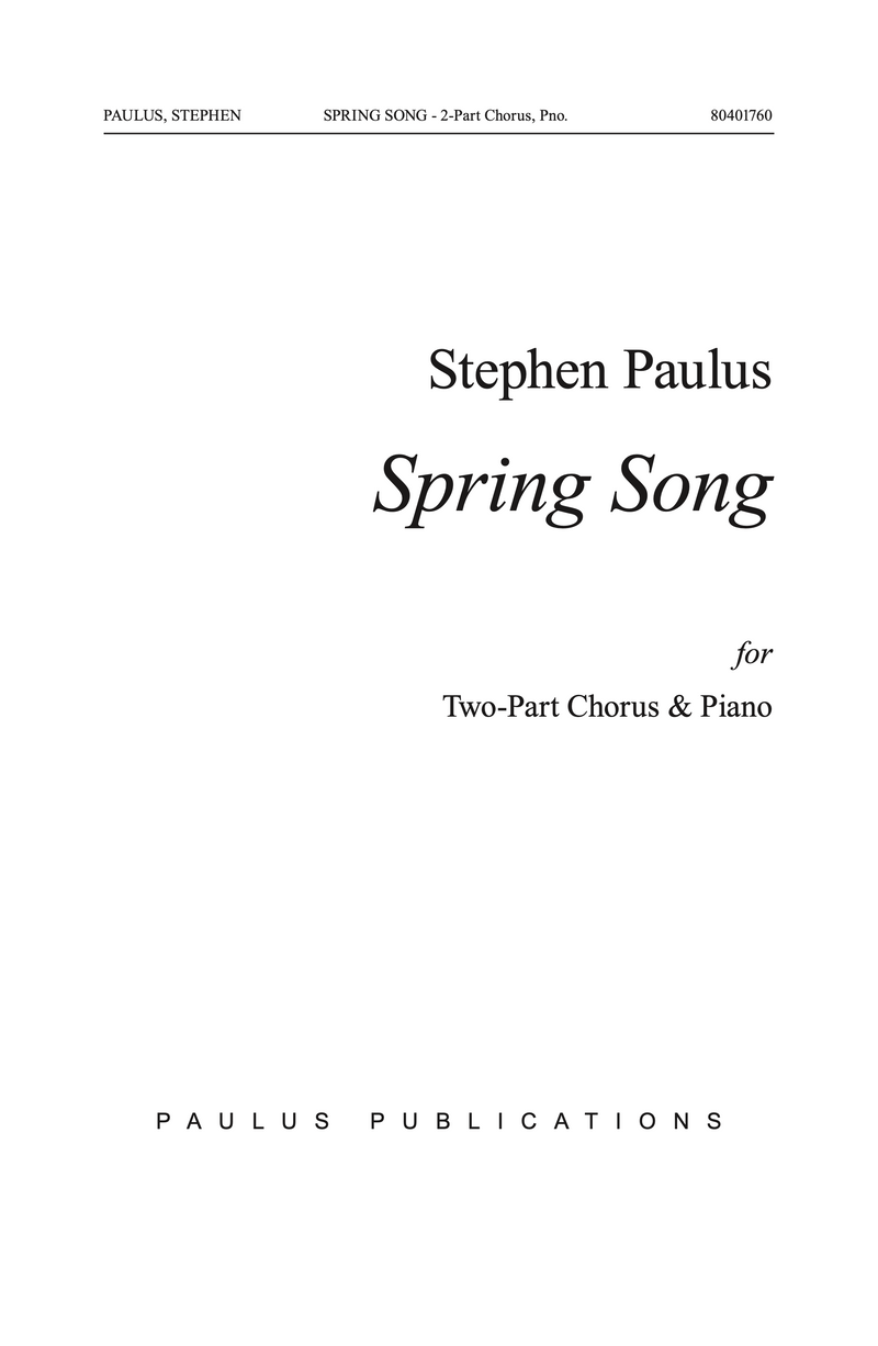 Spring Song