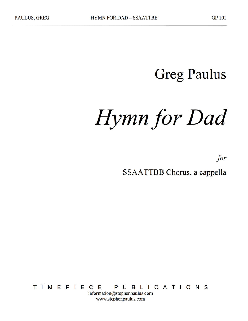 Hymn for Dad