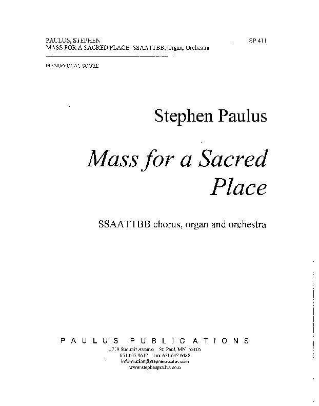 Mass for a Sacred Place