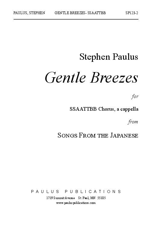 Gentle Breezes (SONGS FROM THE JAPANESE)