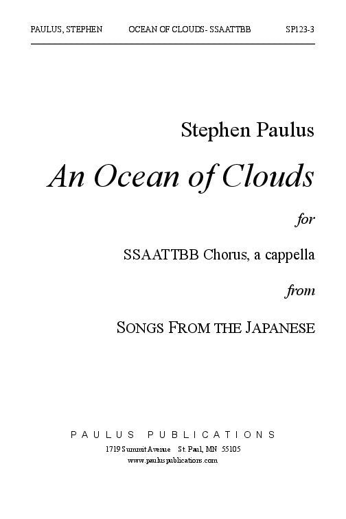 An Ocean of Clouds (SONGS FROM THE JAPANESE)