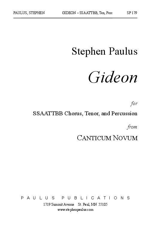 Gideon (CANTICUM NOVUM)