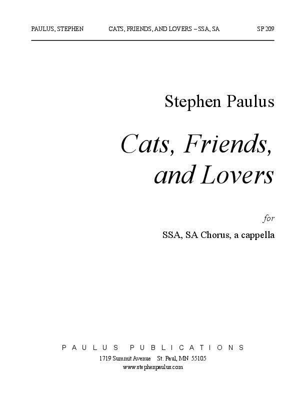 Cats, Friends and Lovers