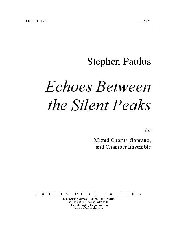 Echoes Between the Silent Peaks