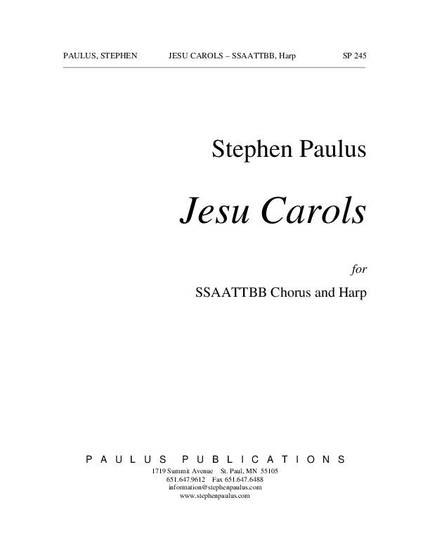 Jesu Carols: Four Carols for Christmas