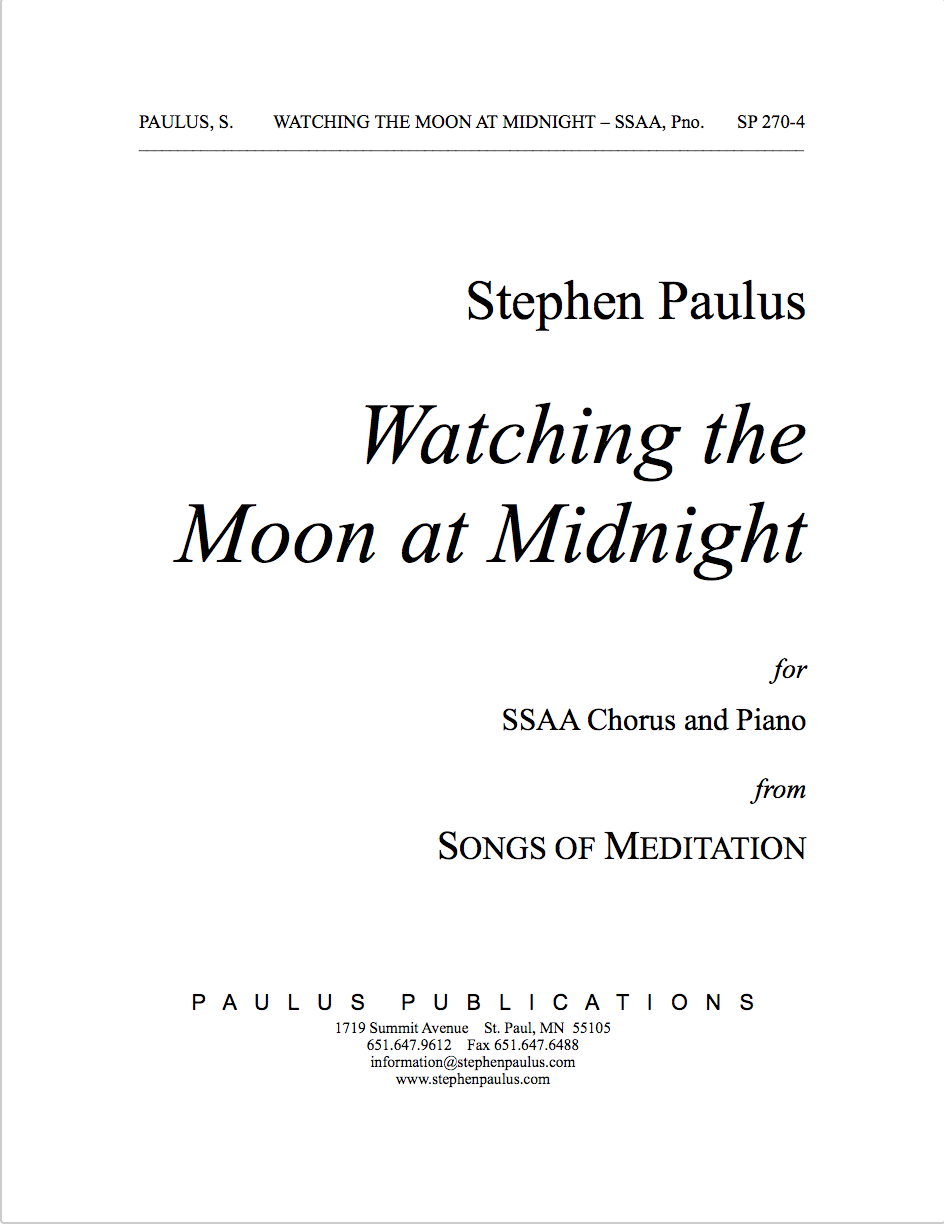 Watching the Moon at Midnight (Songs of Meditation)
