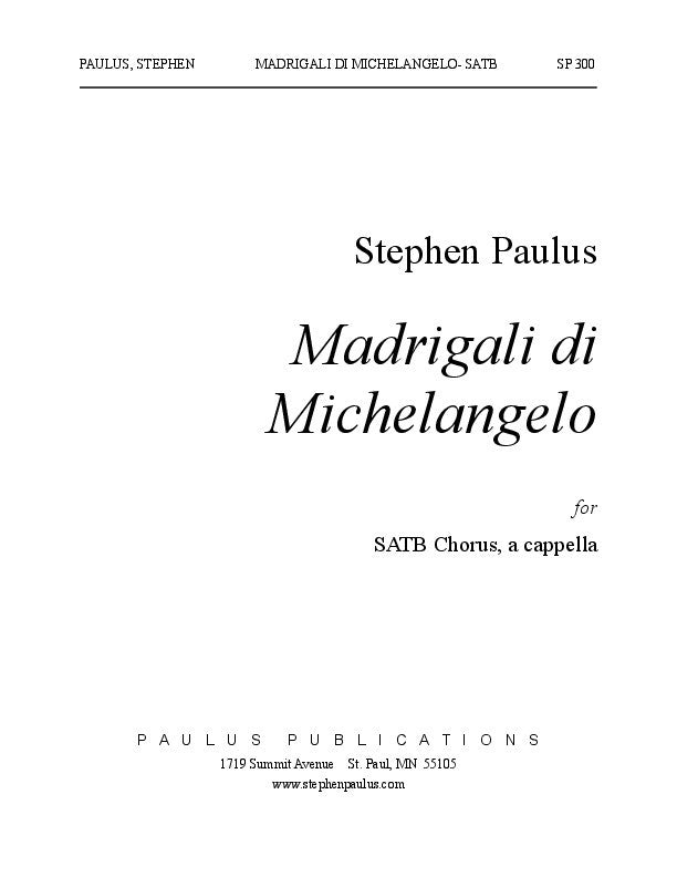 Madrigali di Michelangelo