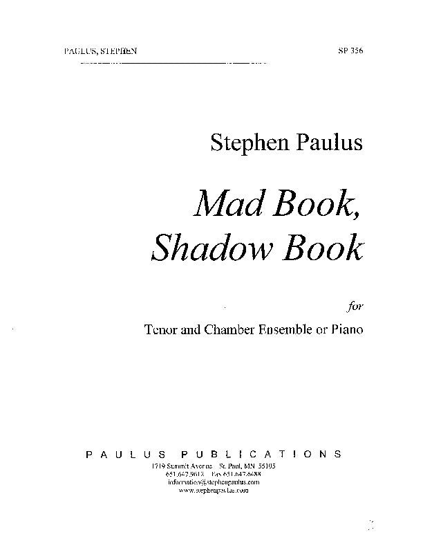 Mad Book, Shadow Book: Songs of Michael Morley