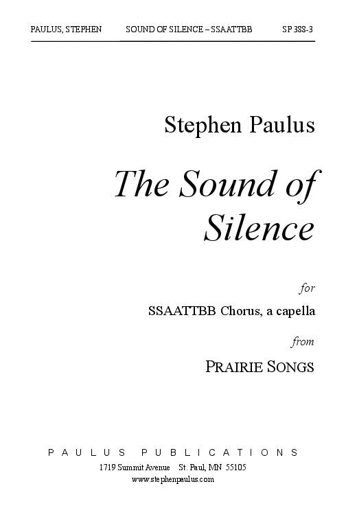 The Sound of Silence (PRAIRIE SONGS)