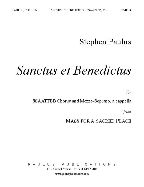 Sanctus et Benedictus (MASS FOR A SACRED PLACE)