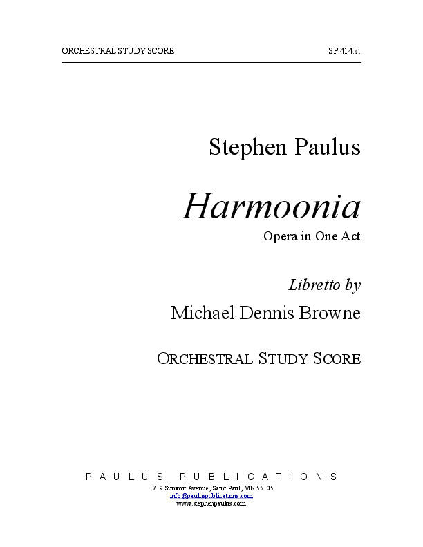 Harmoonia (Study Score)