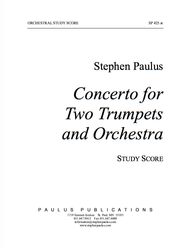 Concerto for Two Trumpets and Orchestra