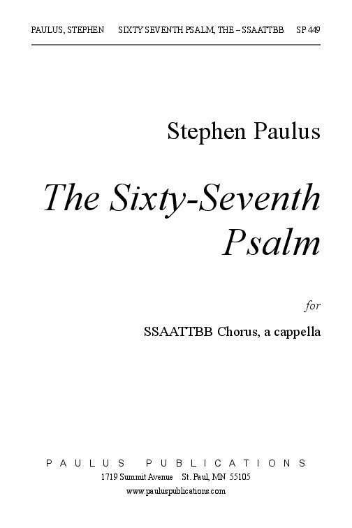 Sixty-Seventh Psalm