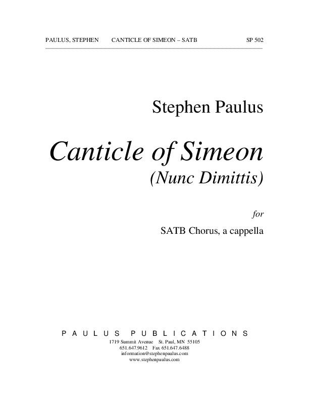 Canticle of Simeon