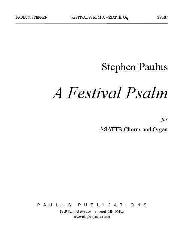 A Festival Psalm
