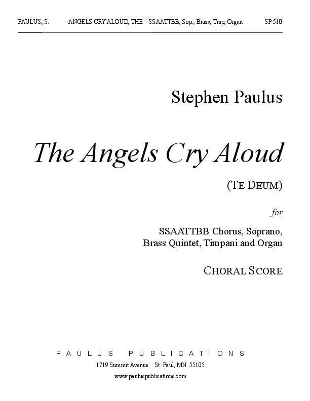 The Angels Cry Aloud (Te Deum)