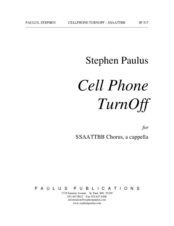 Cell Phone TurnOff