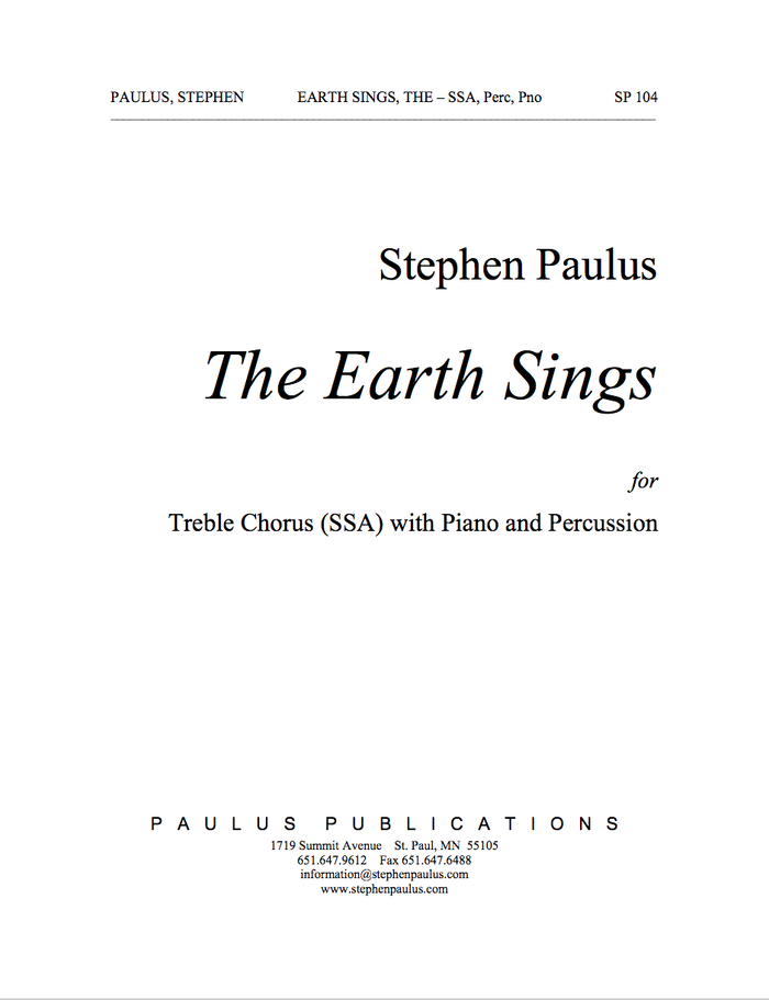 The Earth Sings
