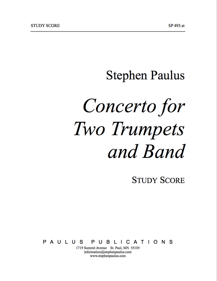Concerto for Two Trumpets and Band