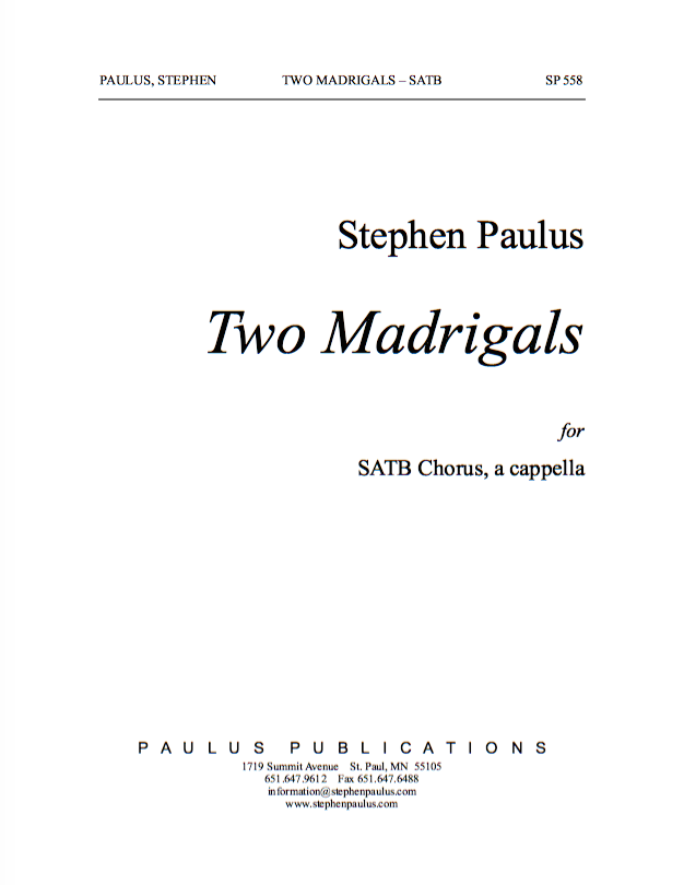 Two Madrigals